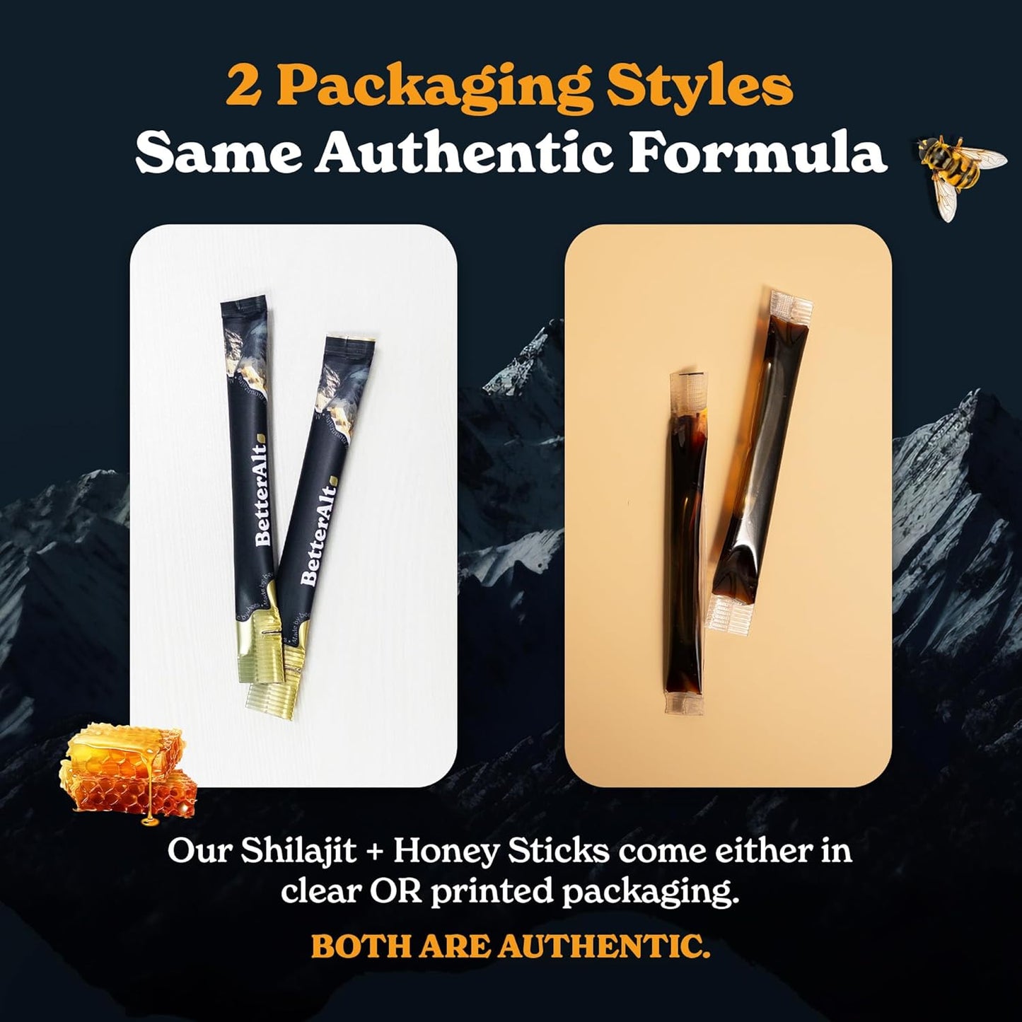 BetterAlt™ - Himalayan Shilajit Honey Sticks